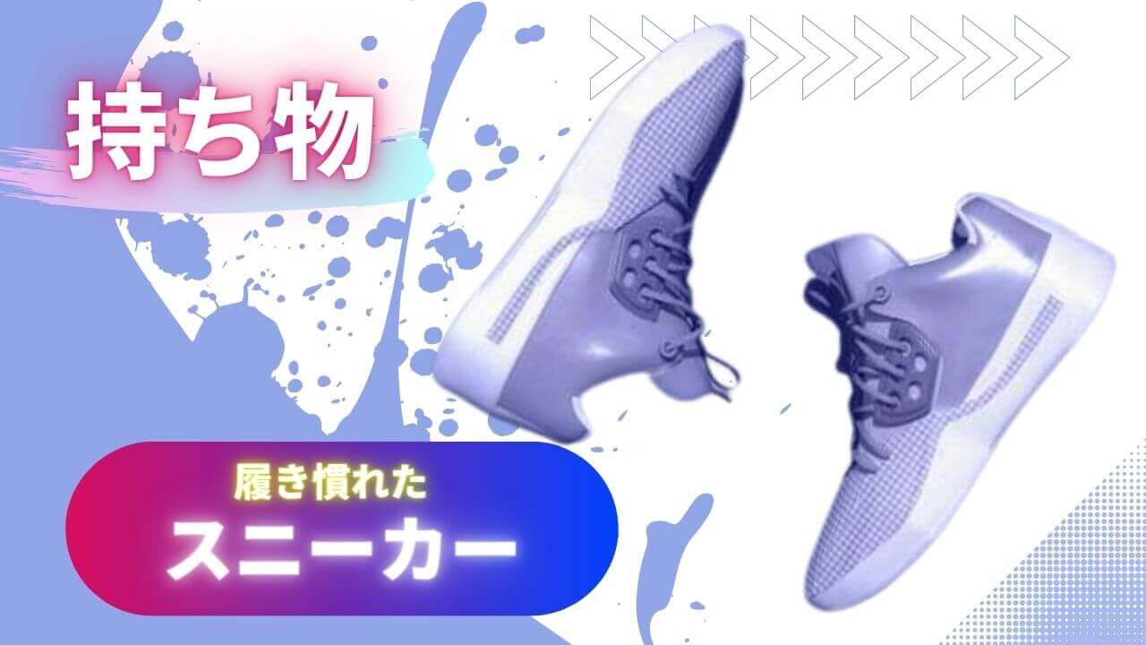 持ち物スニーカー